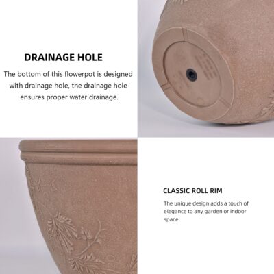 Planter with Drainage Hole