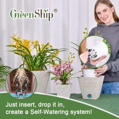 5, 6, 8 Inch Set of 3 Planter