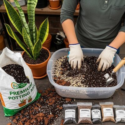 Snake Plant Soil & Potting