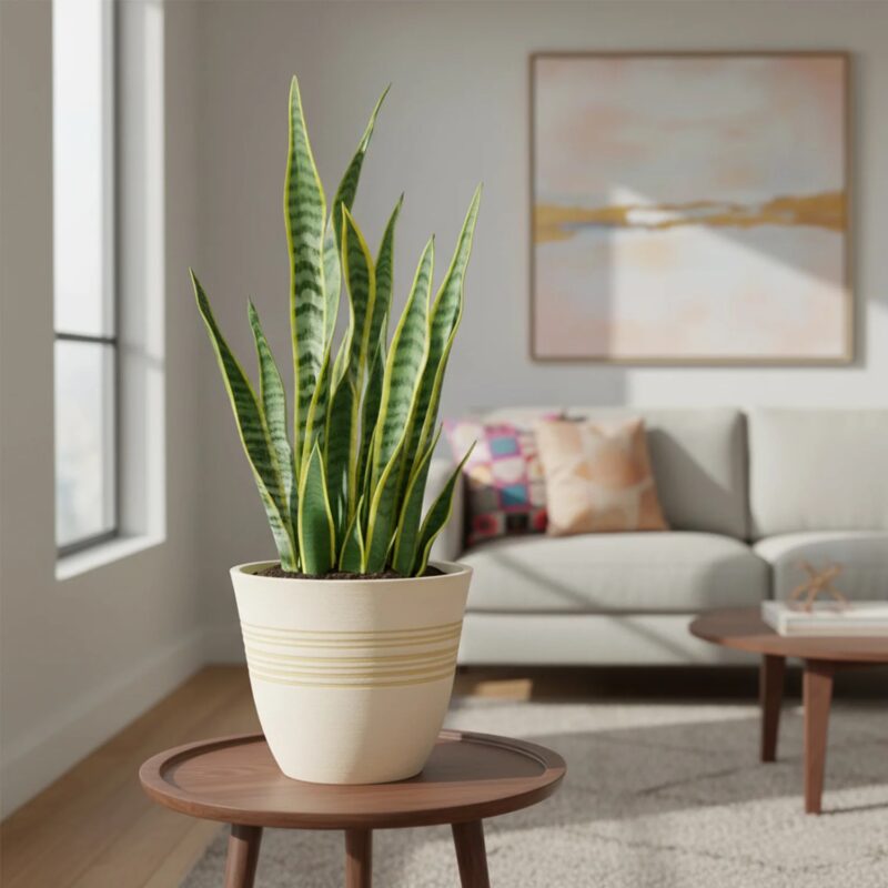 decorative flower pots for living room