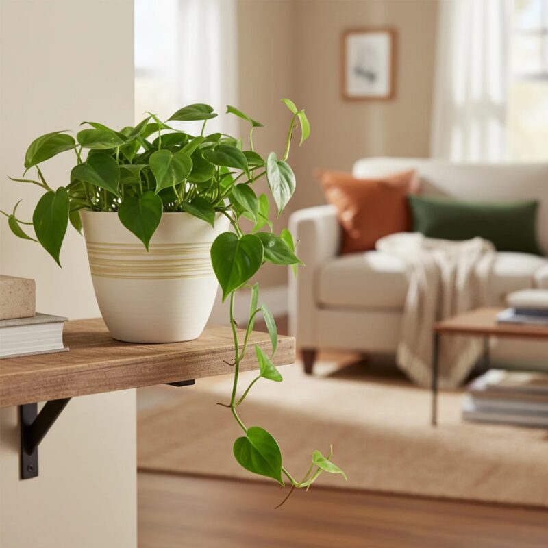 decorative flower pots for living room