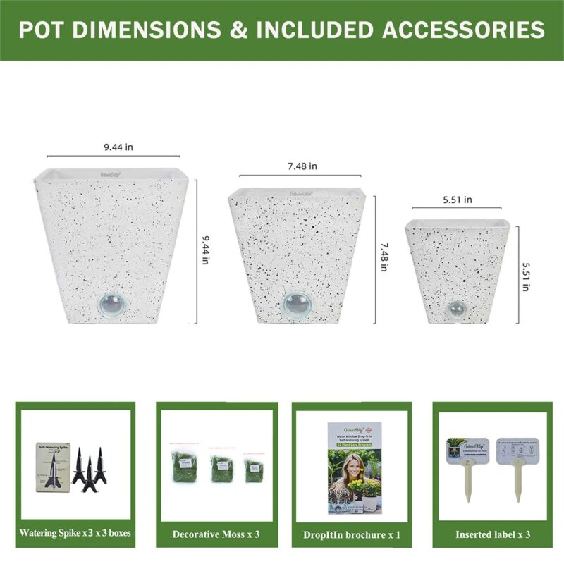 self watering planters