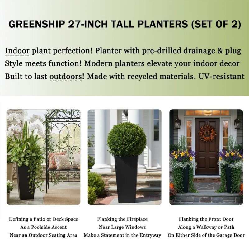 tall outdoor planters tall outdoor planters