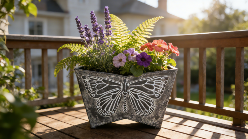 Summer Butterfly Planter