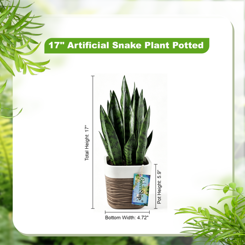 realistic fake plant decor
