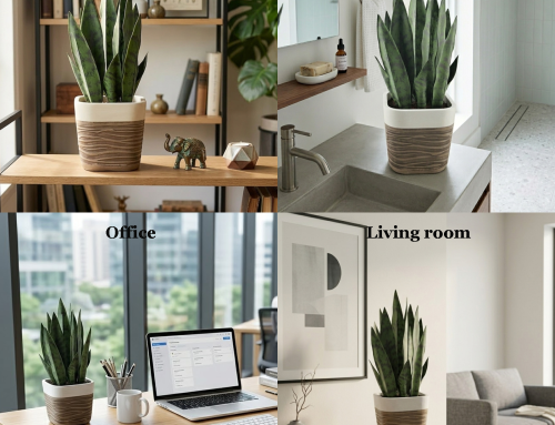 Realistic Fake Plant Decor for Living Rooms, Bedrooms, and Small Spaces